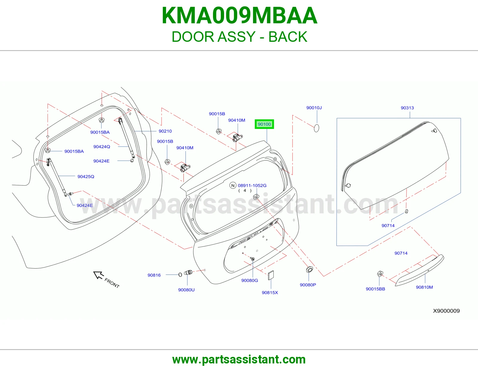 باب شنطه KMA009MBAA