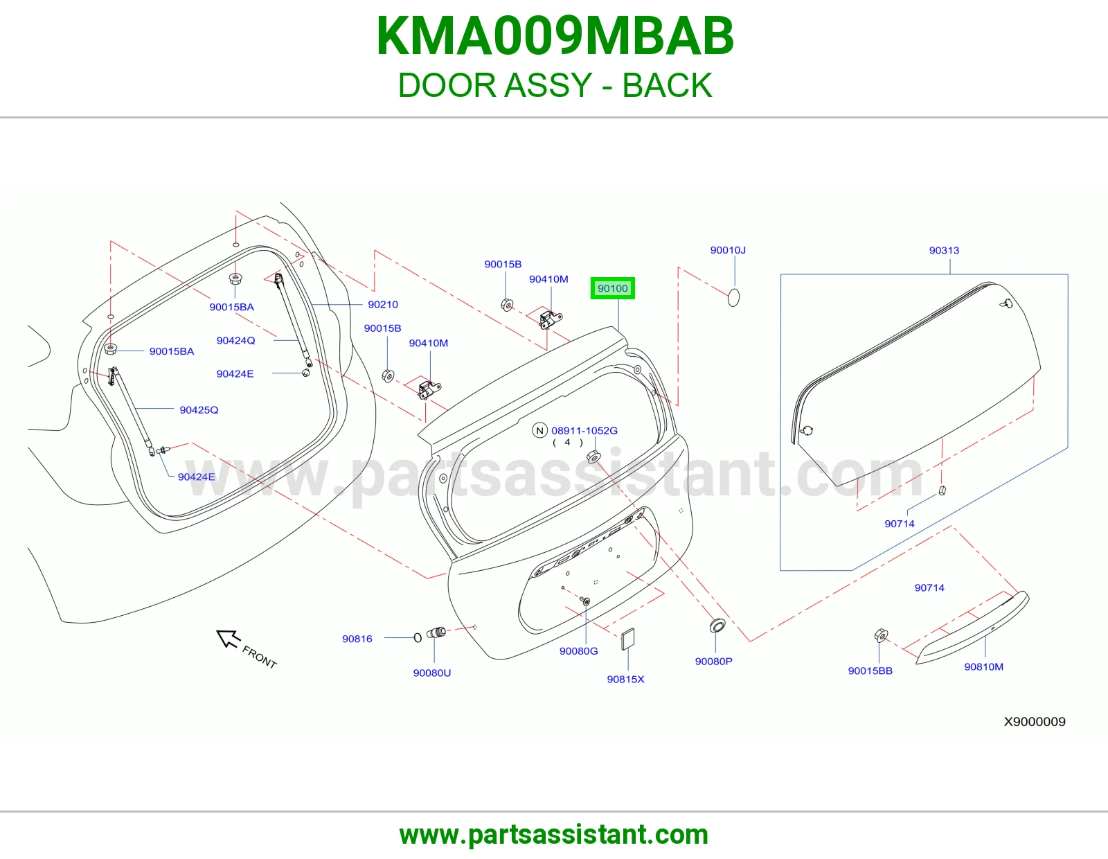 باب شنطه KMA009MBAB
