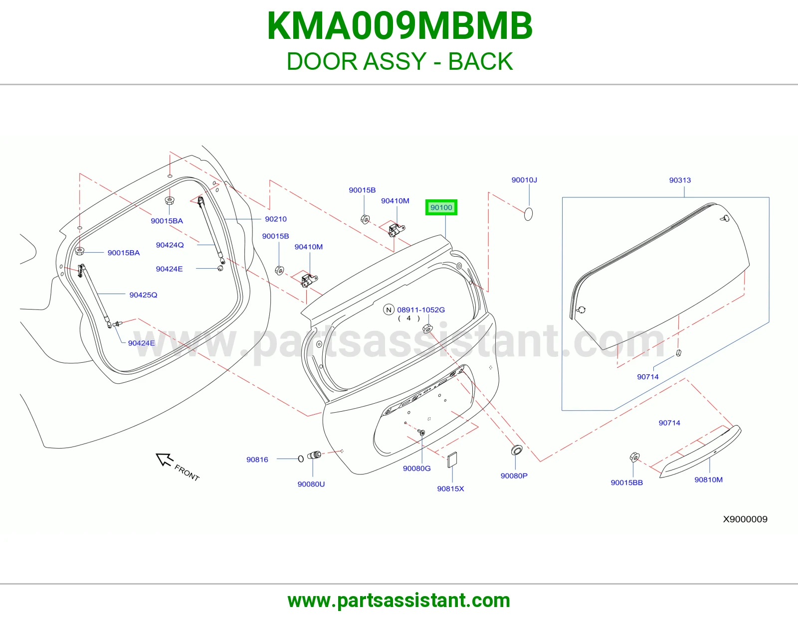 باب شنطه KMA009MBMB