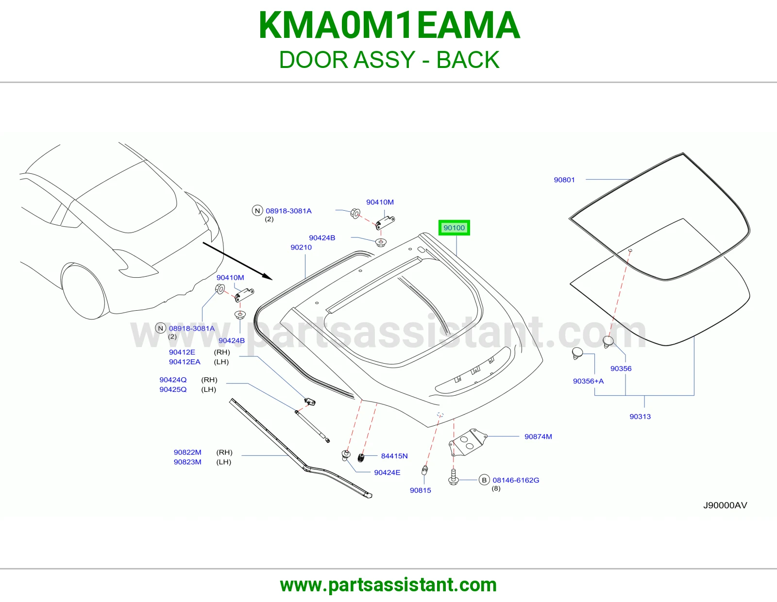 باب شنطه KMA0M1EAMA