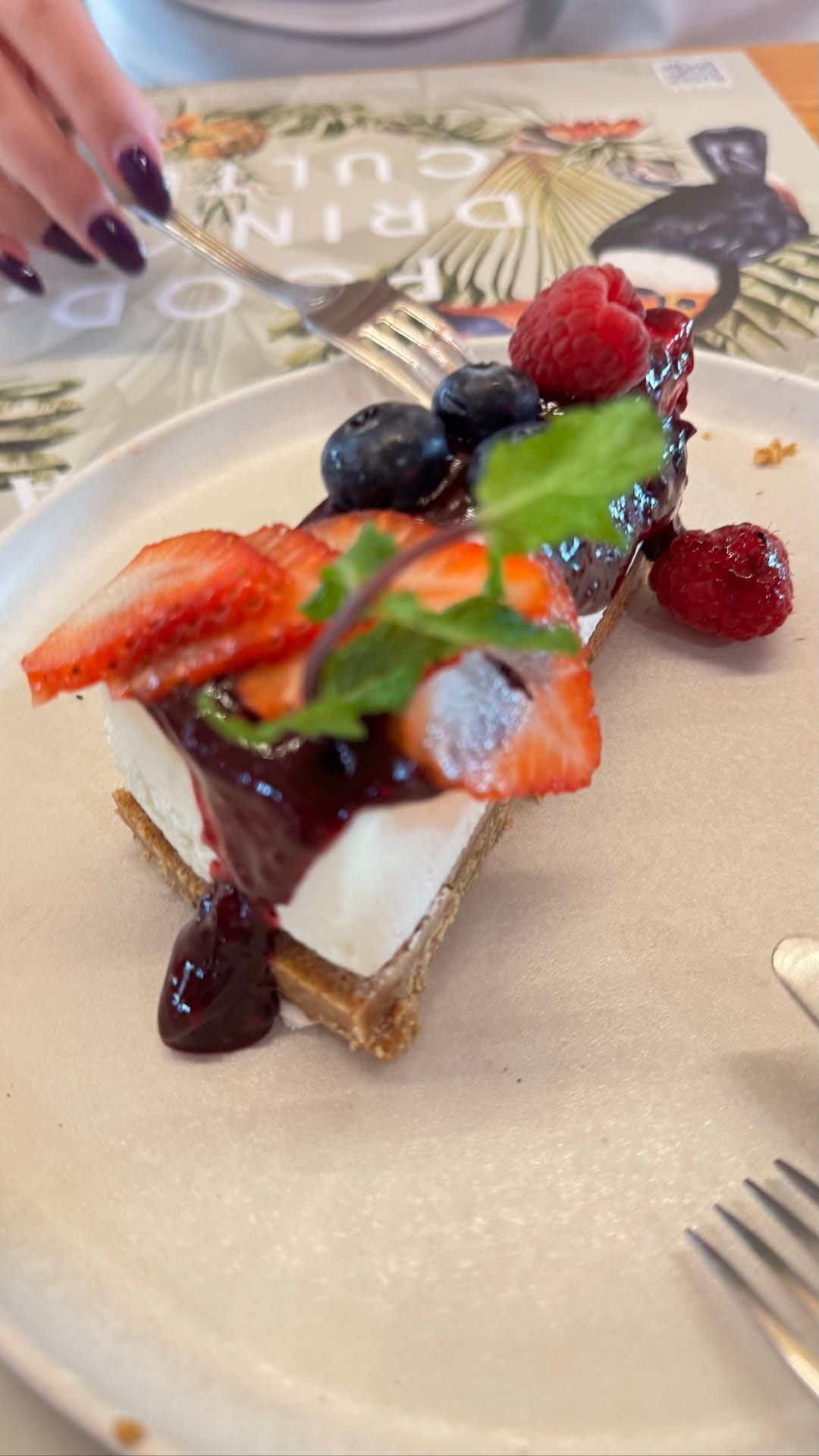 Cheesecake Frutos Vermelhos