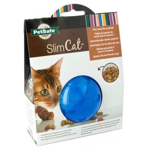 PetSafe® Multivet SlimCat Cat Toy Ball Feeder (Blue)