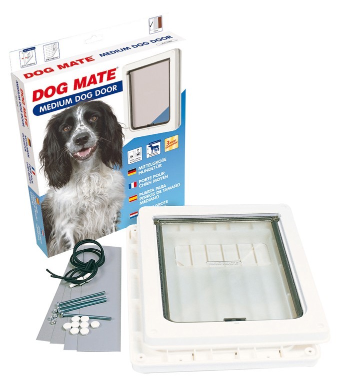 Dog Mate 215W  Medium Dog Door/ White - Closer Pets