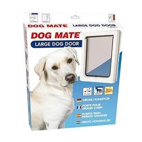 Dog Mate 216W  Large Dog Door/ White - Closer Pets