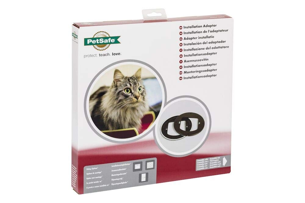 PetSafe Microchip Cat Flap Installation ADAPTER KIT - BROWN