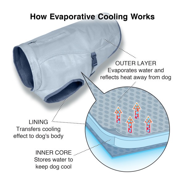 Kurgo Dog-M-Core Cooling Vest-M