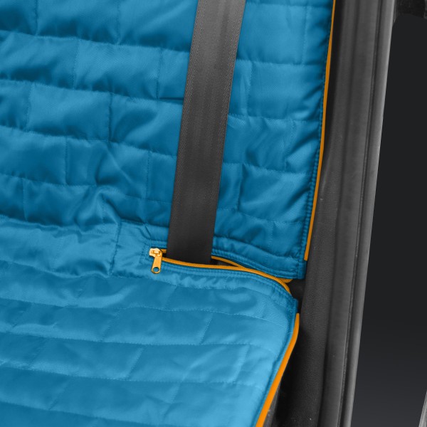 Kurgo LOFT Bench Seat Cover védő üléshuzat kutyáknak, hátsó ülésre - SZÜRKE és KÉK