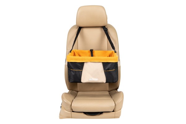 Kurgo Skybox Booster Seat, Black - Orange