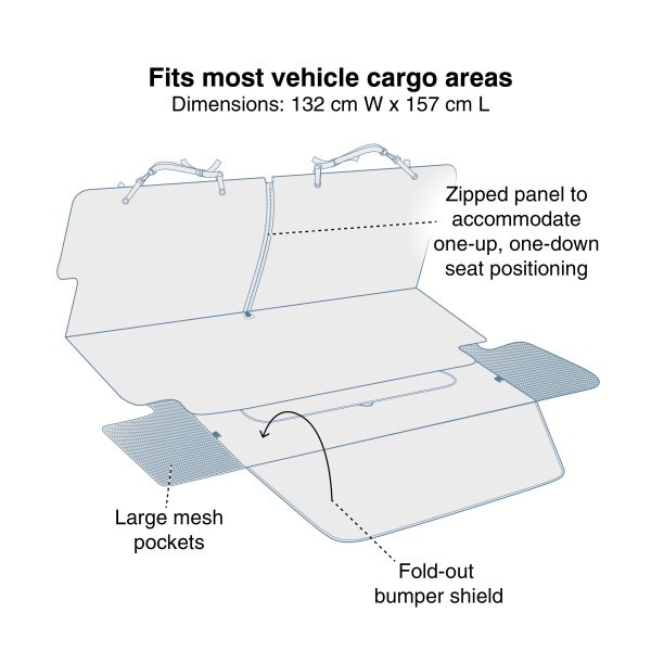 Kurgo Cargo Cape védőhuzat csomagtartóba / homokszínű
