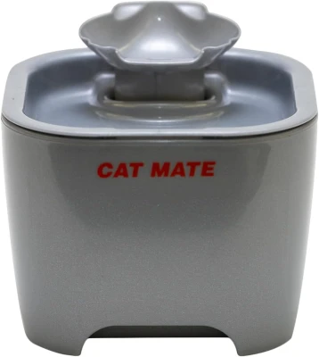 Cat Mate Kagyló ivókút Titánium Szürke 3 Literes Closer Pets
