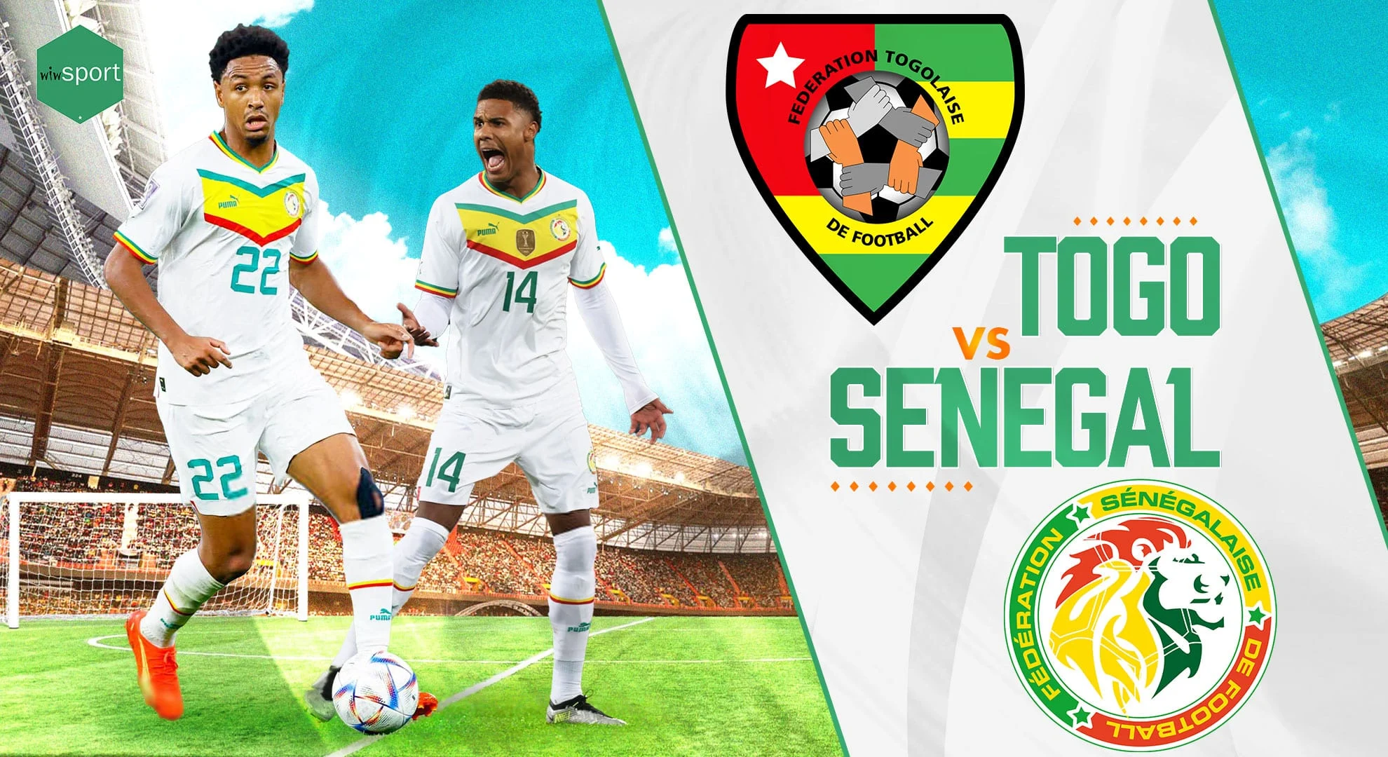 Match Togo VS Sénégal