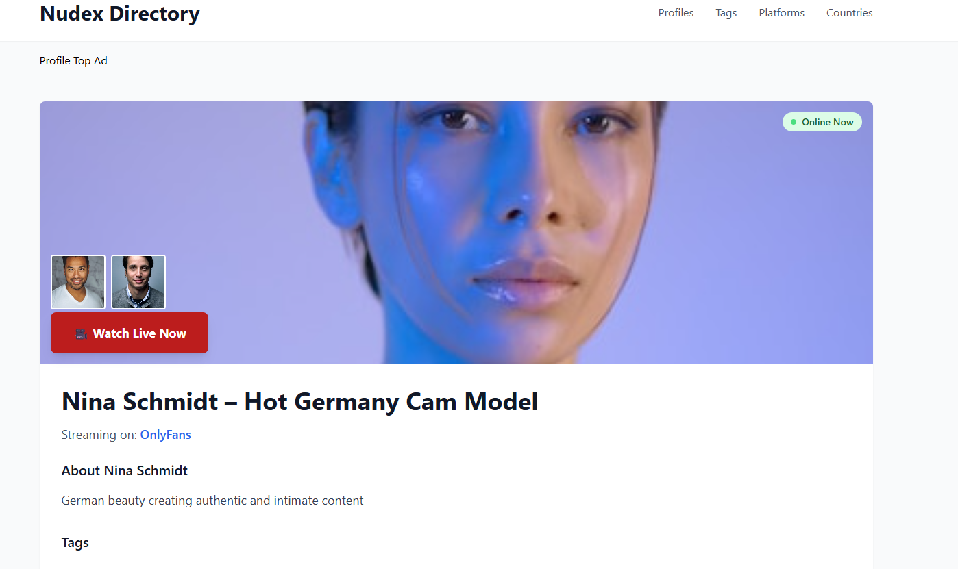 Cam Girl Directory - Gallery Image 2