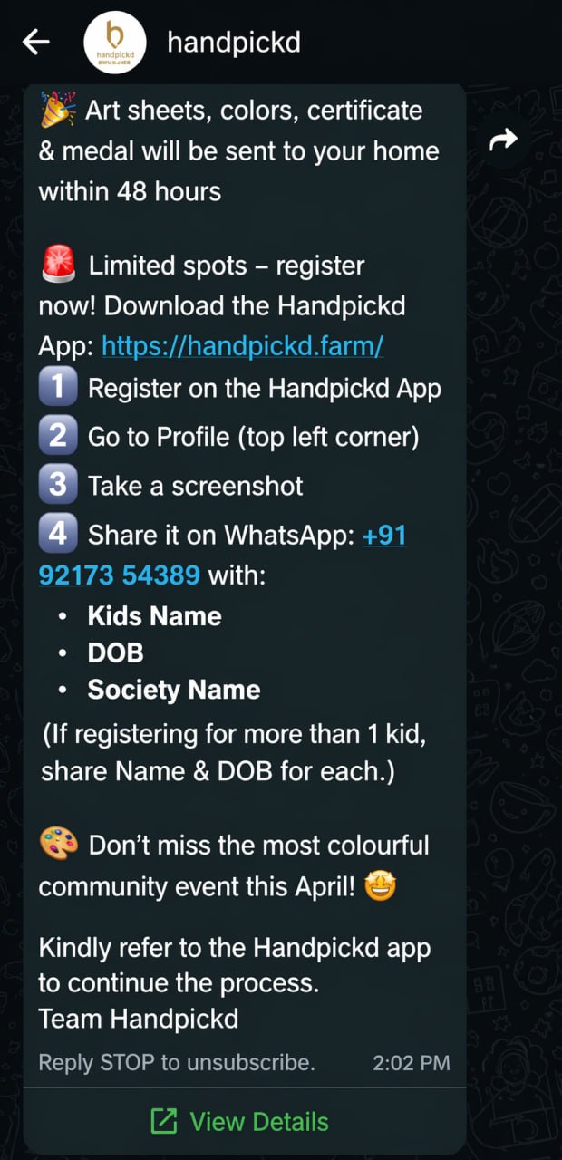 Handpickd Art Kit Offer 2026