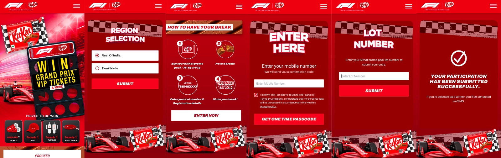 KitKat F1 Giveaway 2026 Win Formula 1 Grand Prix Tickets