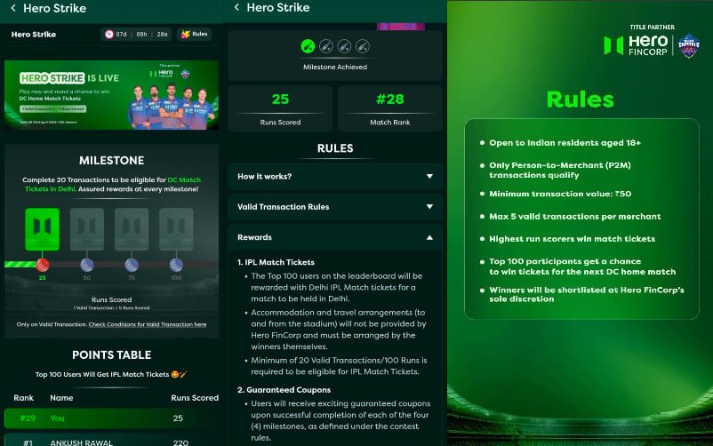 Hero Strike UPI Offer 2026