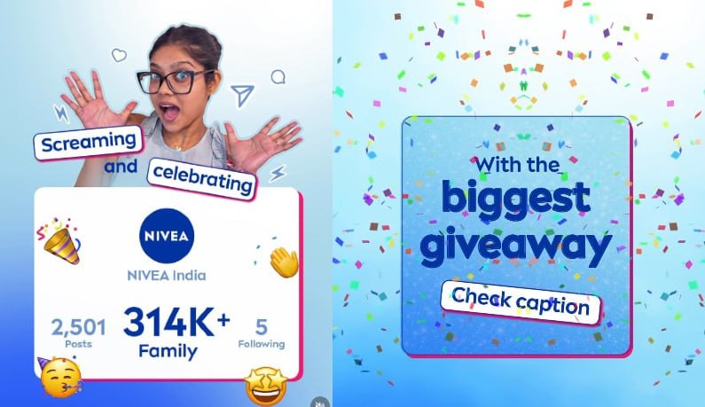 NIVEA India 300K Followers Celebration Contest