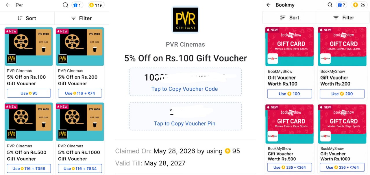 Flipkart SuperCoins Gift Voucher Offer
