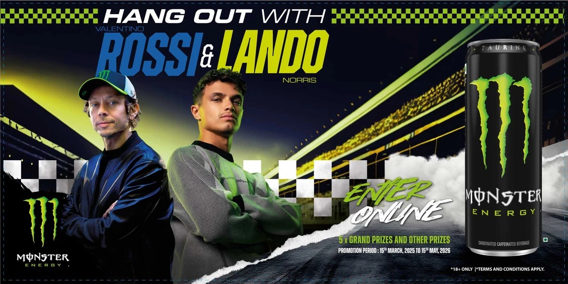 Monster Energy Rossi and Lando contest win UK hangout experience
