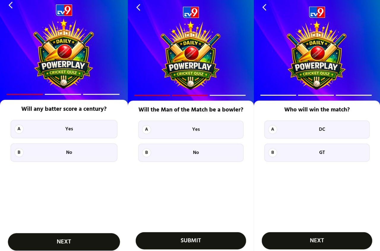 TV9 Powerplay Cricket Quiz 2026 play and win contest