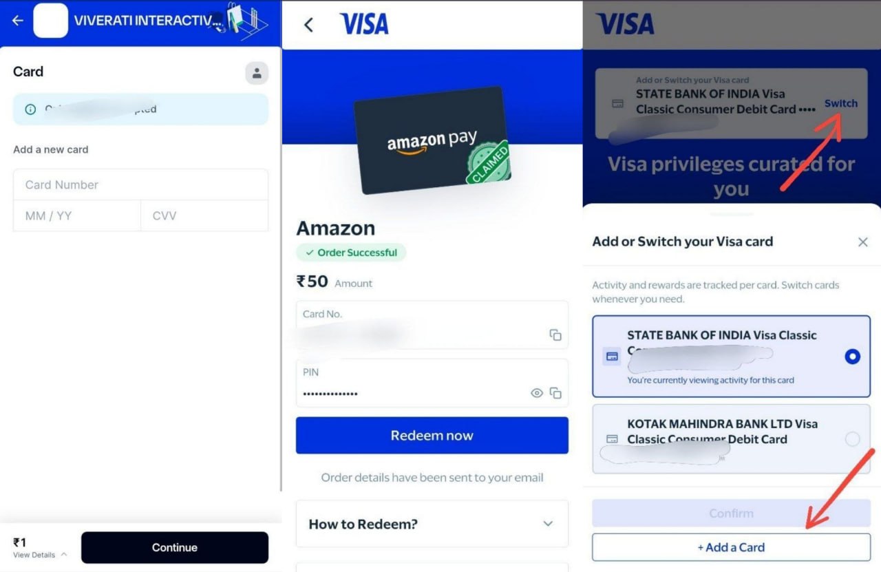 Razorpay ₹50 Amazon Gift Voucher Offer 2026 - Get ₹50 Free (Visa Debit Card)