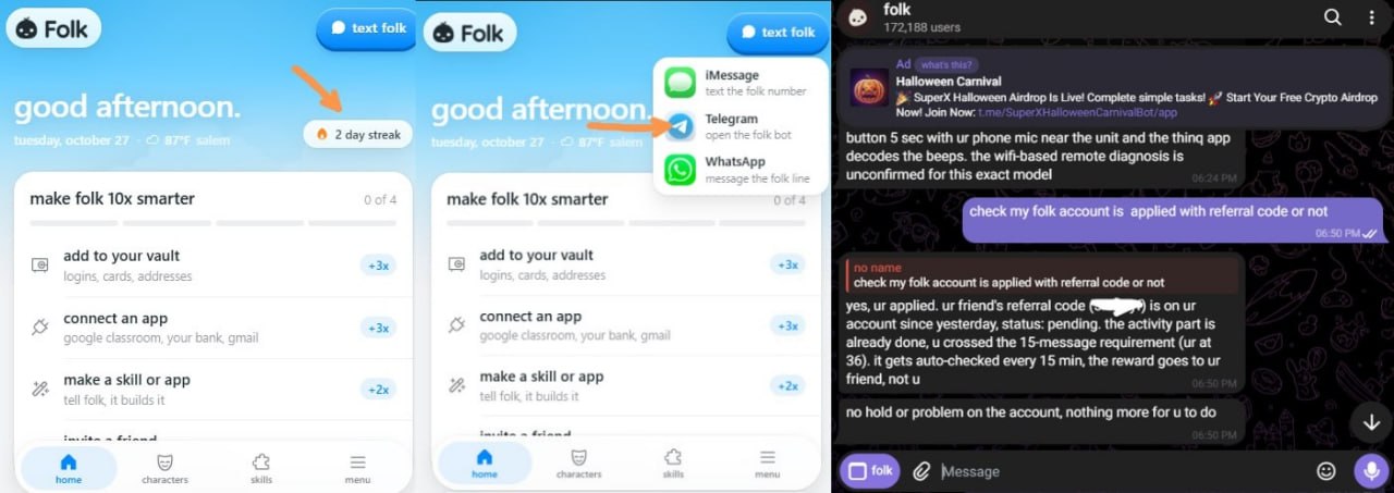 Folk Invite and Earn $5