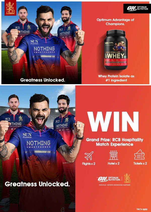 Optimum Nutrition x RCB Contest 2026