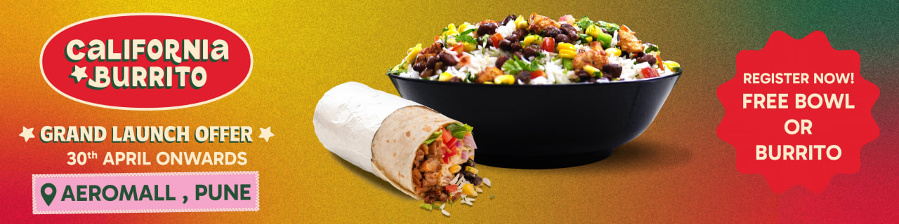California Burrito Pune Grand Launch Offer