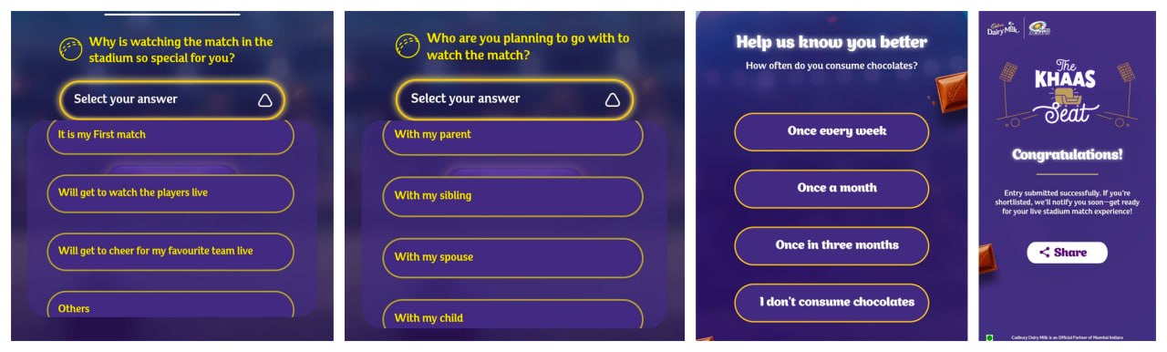 Cadbury Dairy Milk Khaas Seat Contest 2026