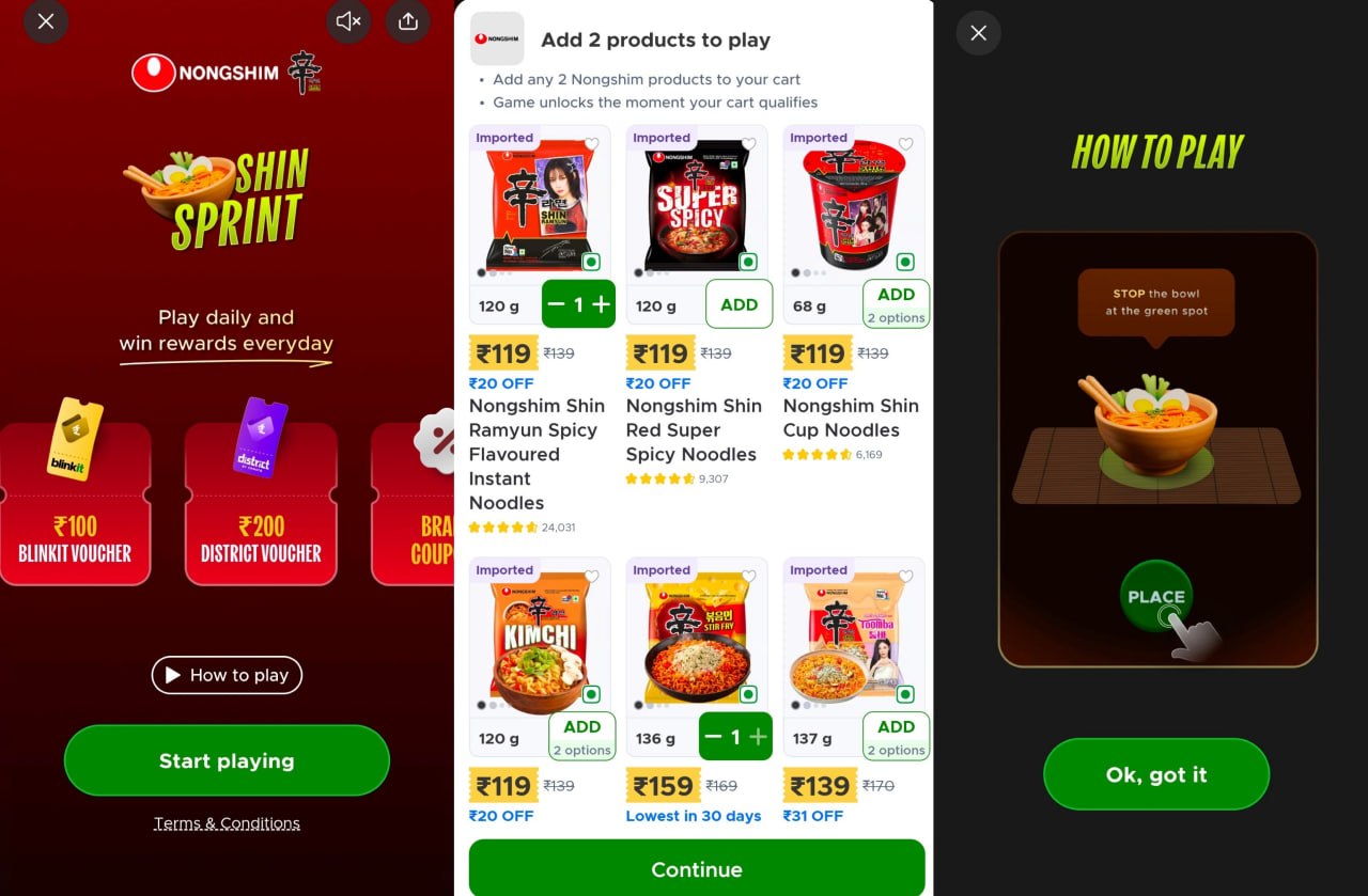 Blinkit Nongshim Contest