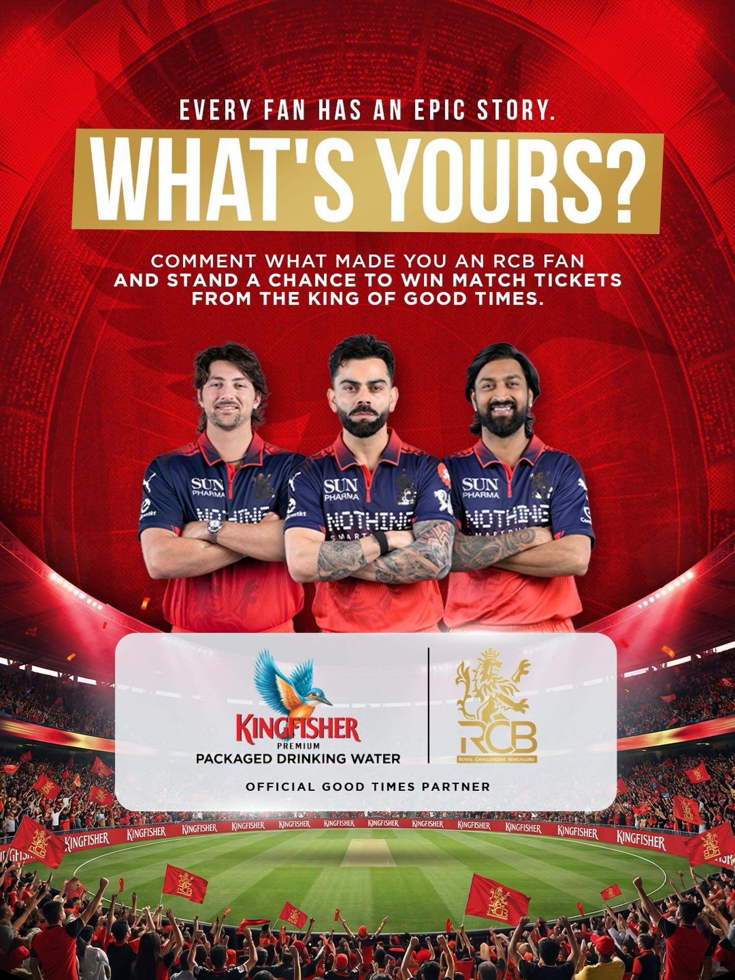 Kingfisher RCB Match Tickets Contest 2026
