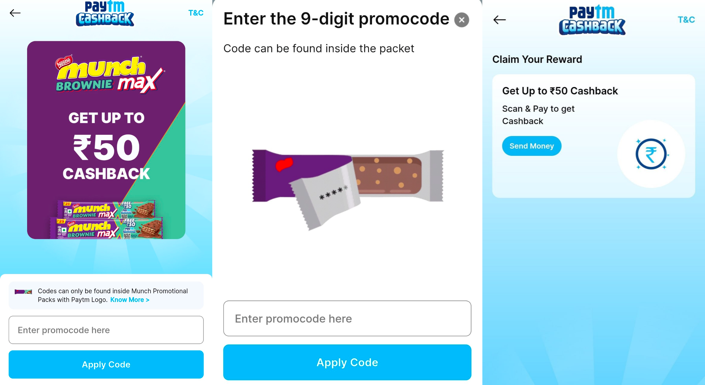 Munch Max Brownie Paytm Cashback Offer 2026 – Get Up to ₹50 Cashback