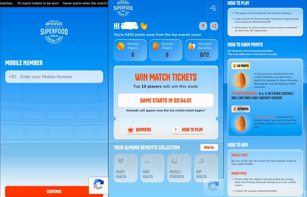 AlmondWin Cricket Game Offer 2026