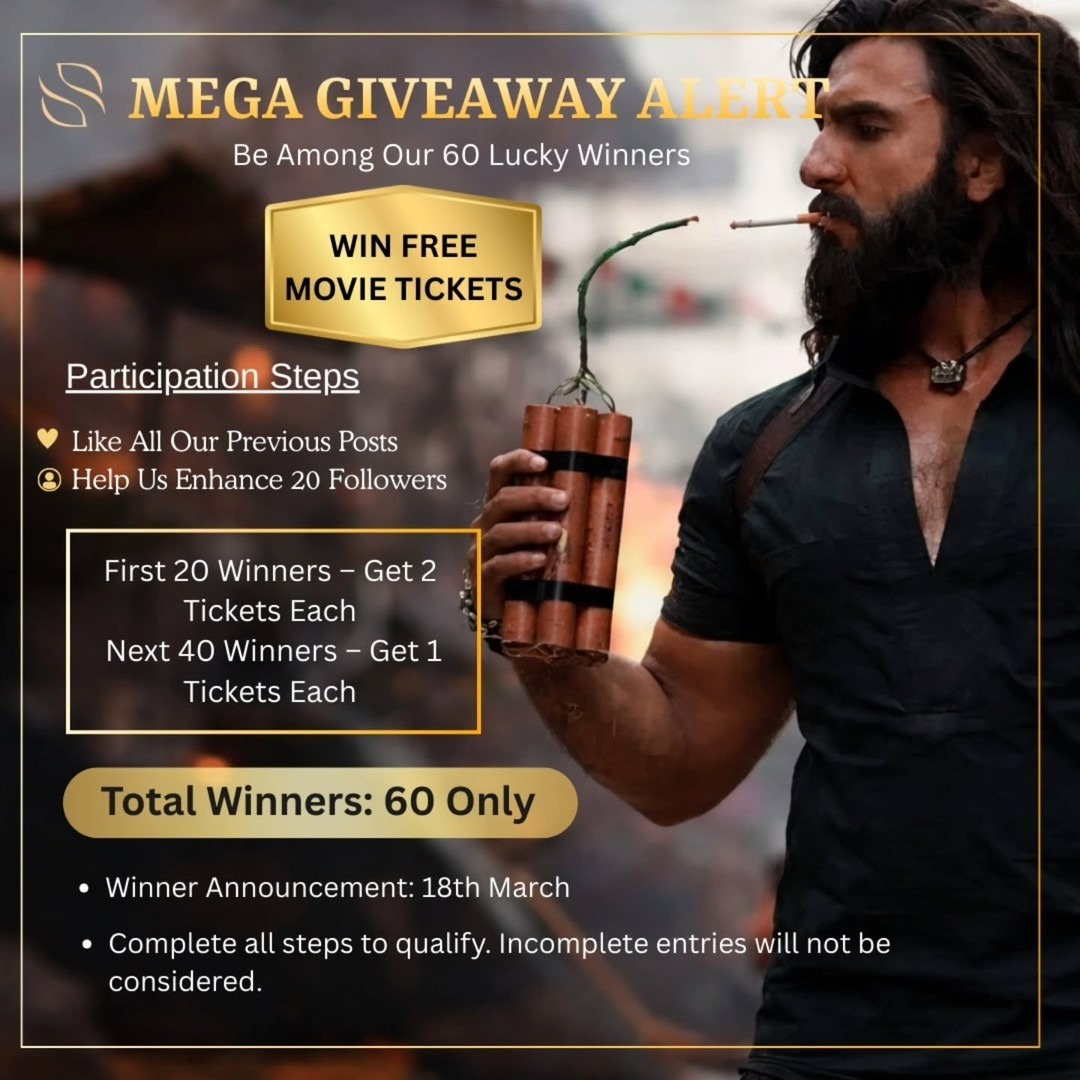 Mega Giveaway Free Movie Tickets Contest