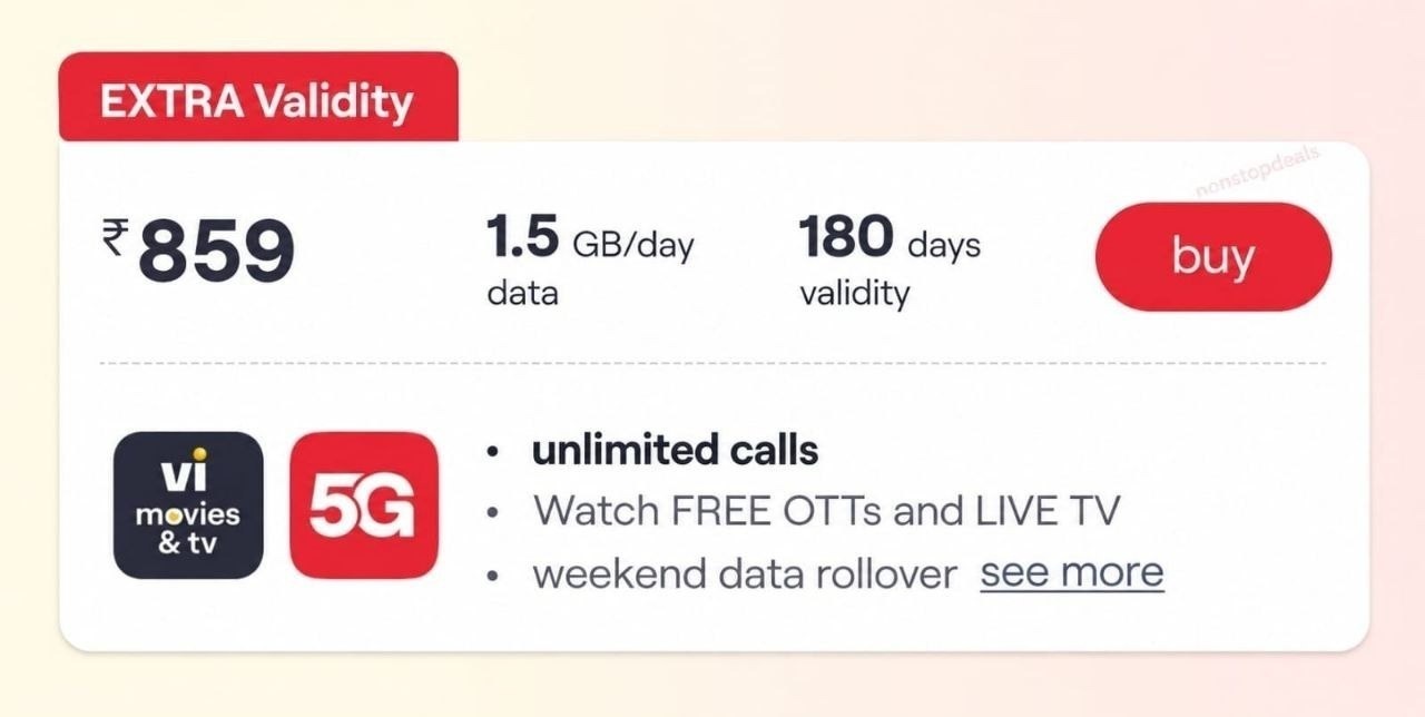 Vi ₹859 Recharge Offer