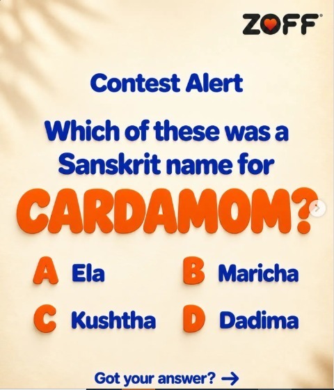 ZOFF Cardamom Contest 2026
