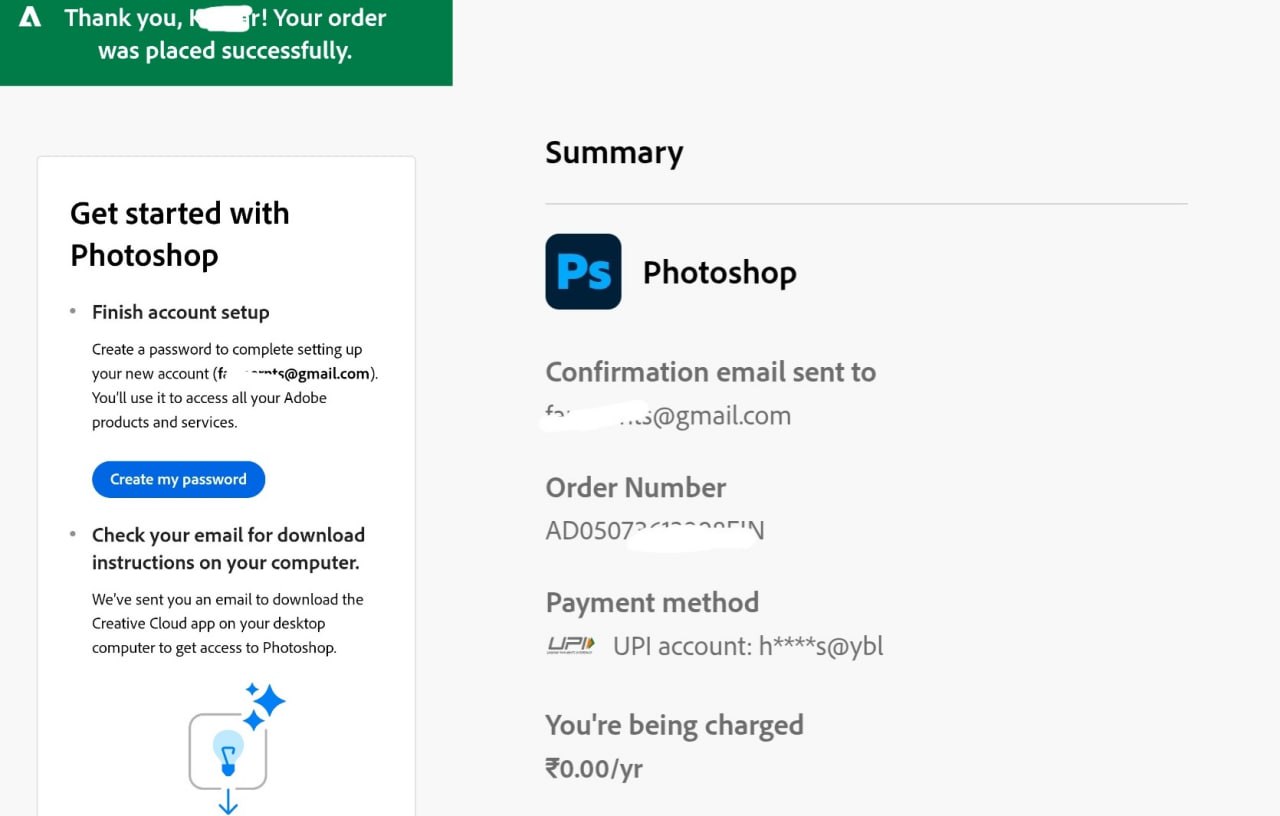 Adobe Photoshop Free for 1 Year