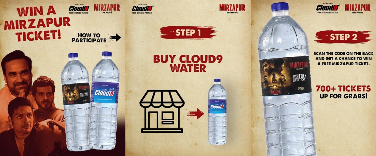 Cloud9 Mirzapur Movie Ticket Offer