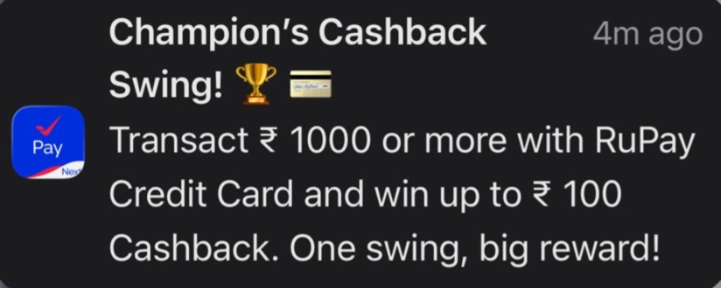 Yes Pay Next ₹100 Cashback Offer 2026