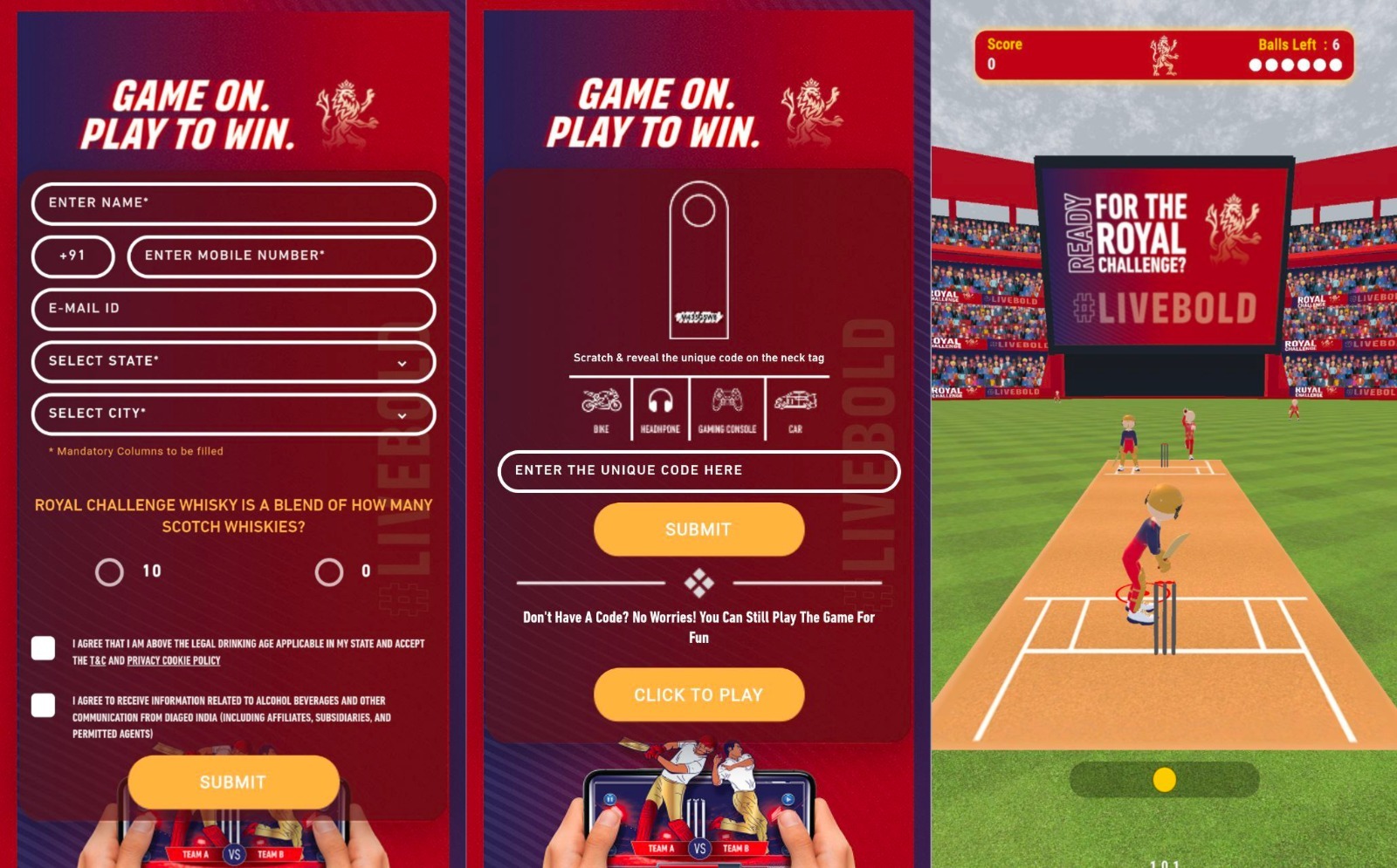 Royal Challenge Whisky Contest