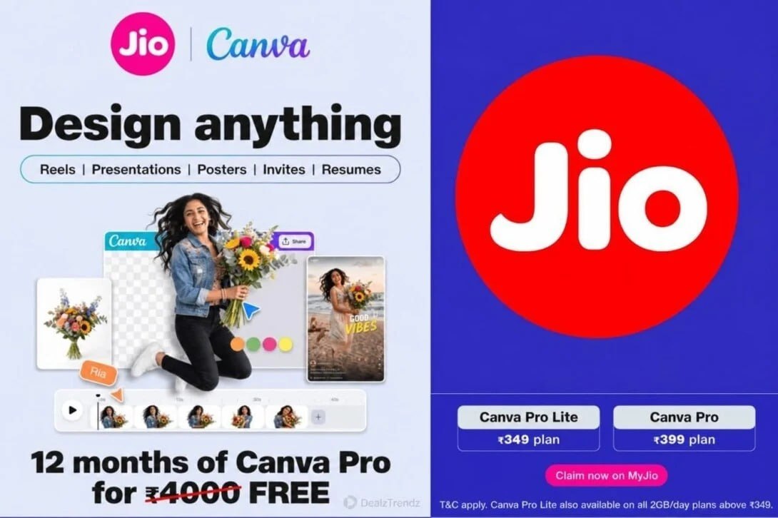 Jio Canva Free Offer