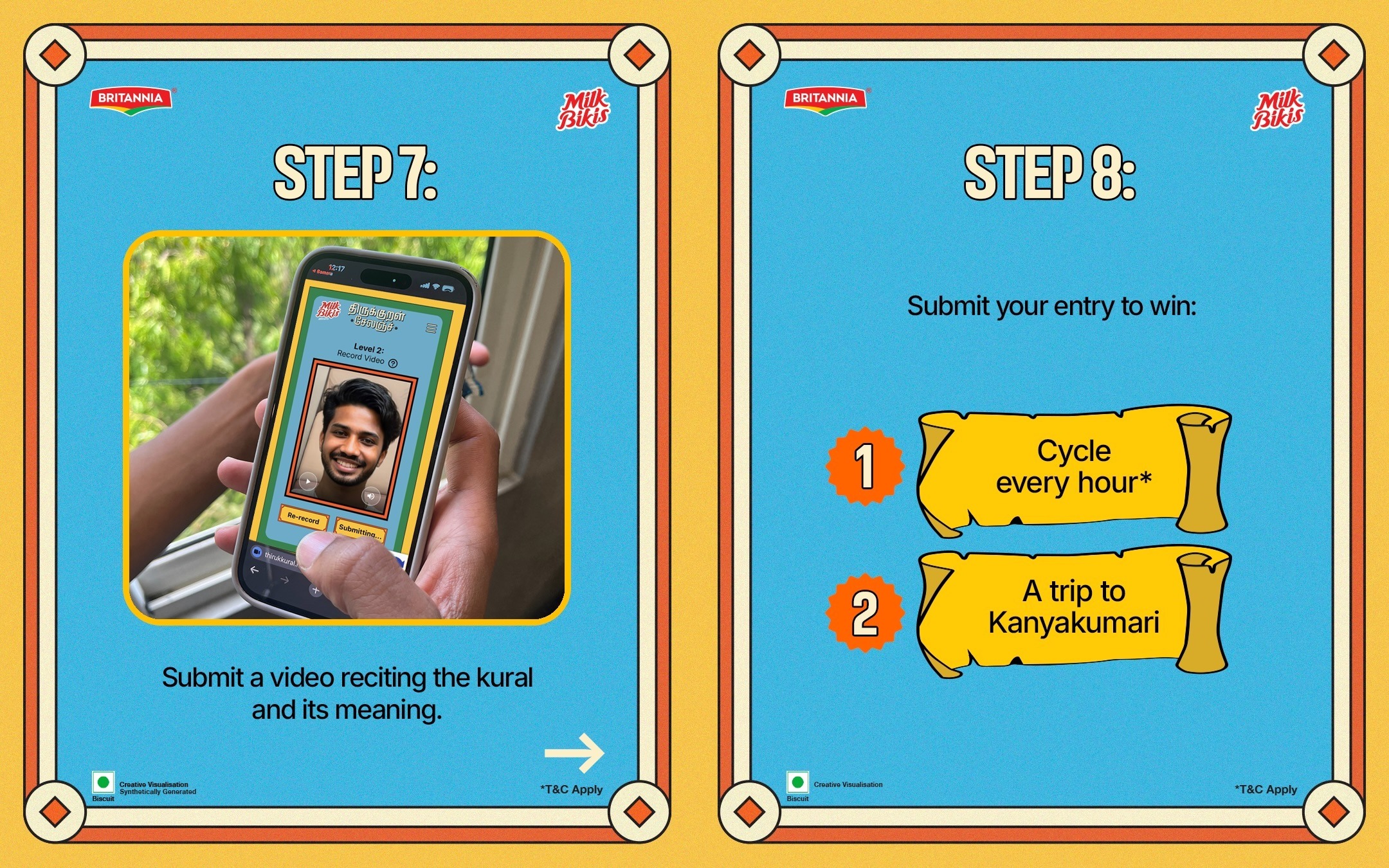 Britannia Milk Bikis Thirukkural Challenge Offer – Complete Thirukkural Video and Win Trip to Kanyakumari for Top 10 Winners