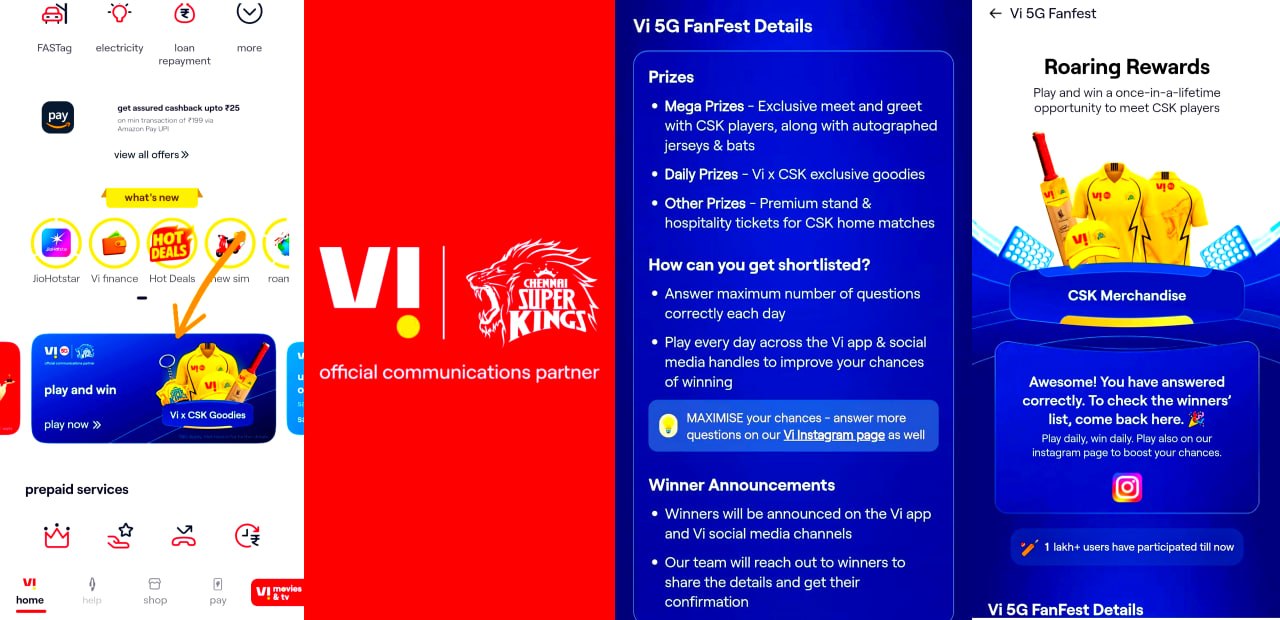 Vi Roaring Rewards Offer 2026