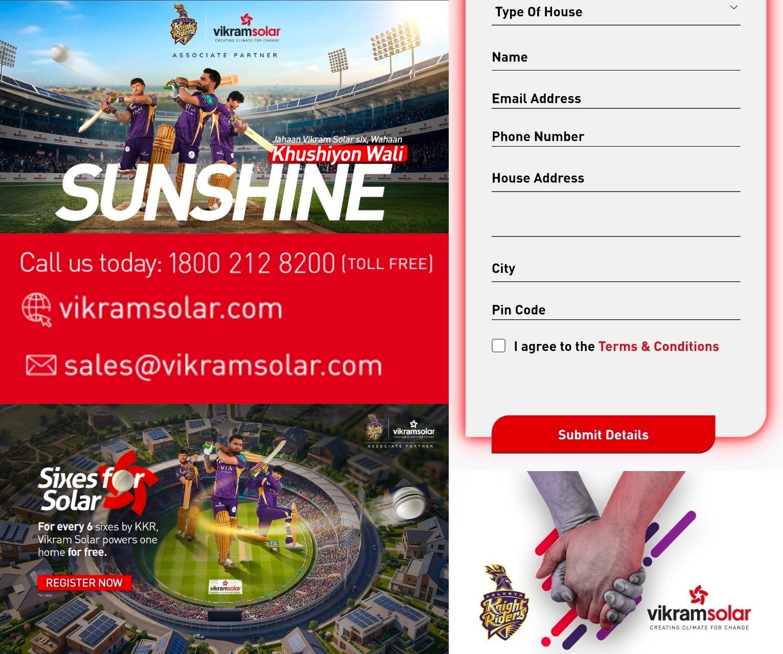 Vikram Solar Sixes for Solar Campaign 2026