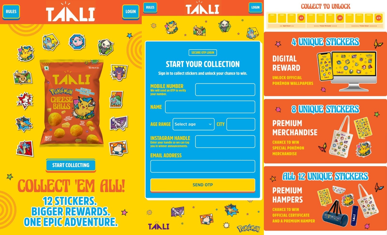 Taali x Pokémon Offer