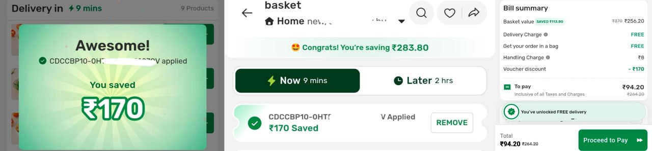 CRED BigBasket ₹170 OFF Offer
