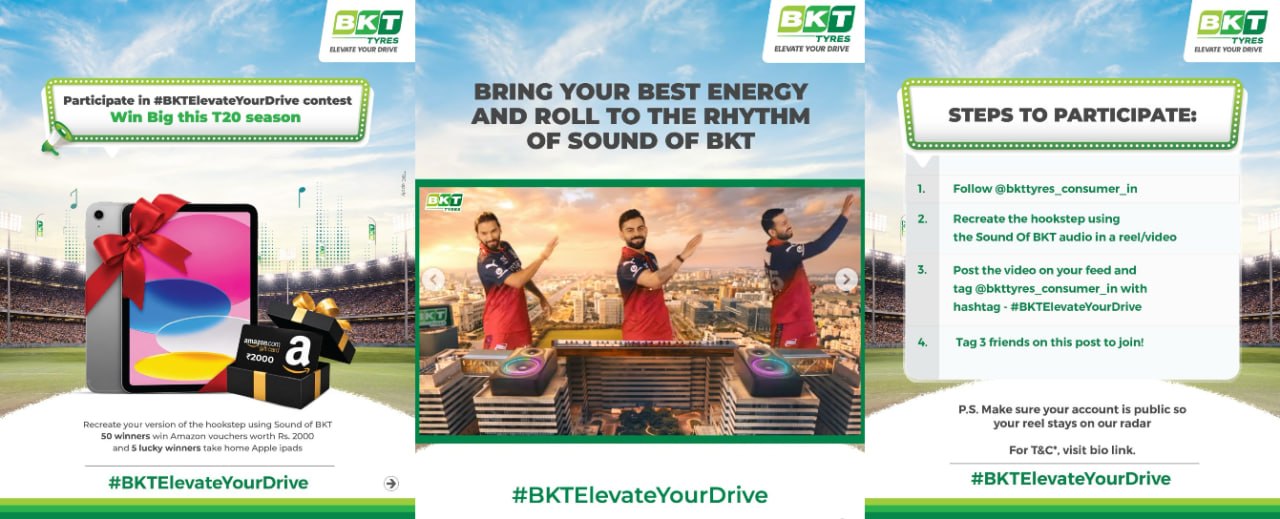 BKT Elevate Your Drive Contest