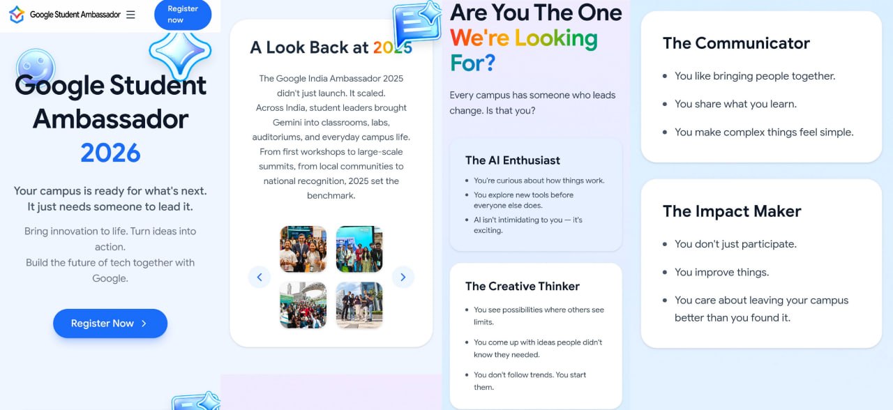 Google Gemini Student Ambassador Program 2026
