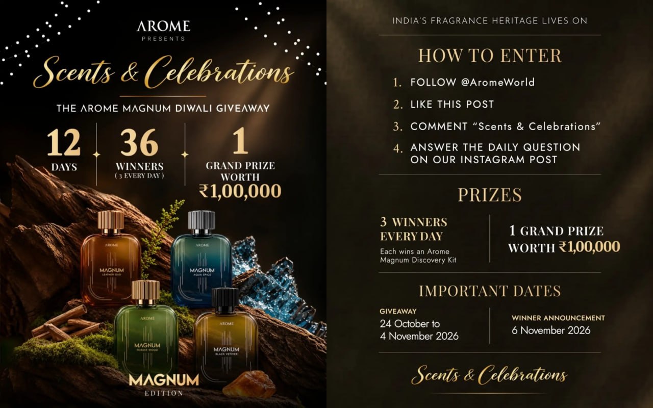 Arome Diwali Giveaway