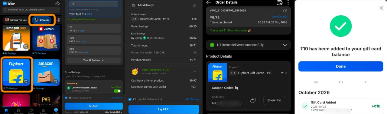 Rooter App ₹5 Signup Bonus