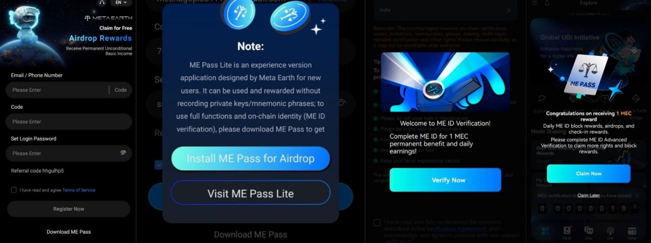 MEC Token Signup Offer